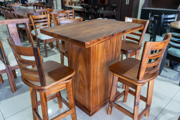 Mesa Isla de Cenízaro con 4 Bancos