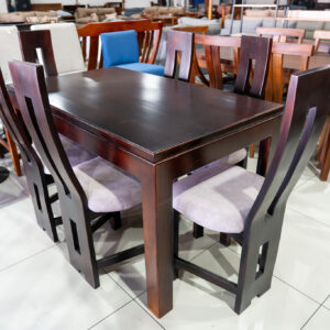 Comedor de Pino con 6 Sillas