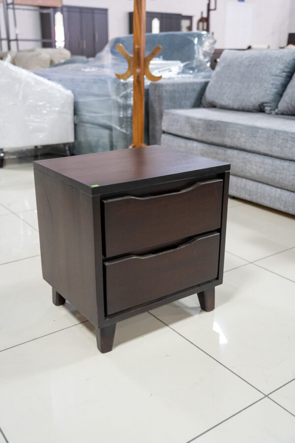 Mesa de Noche en Laurel con 2 Gavetas