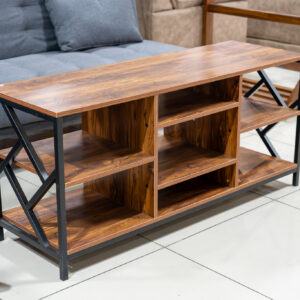 Mueble para TV en Melamina y Metal