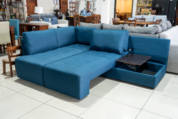 Sillón Cama-Baúl con mesa tipo bar - con usb y conector - Imagen 3