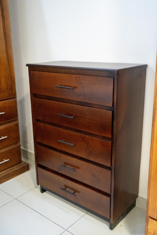 Gavetero Moderno de 80 cm en Madera Bitono