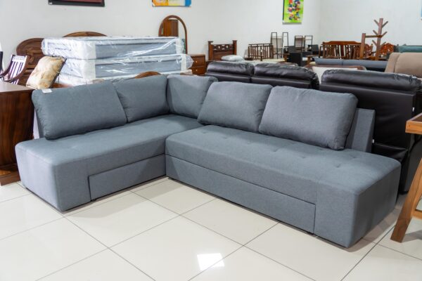 Juego de Sofá Cama con Diván y Baúl