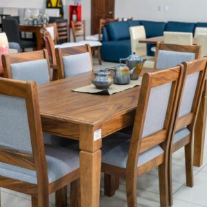 Comedor Cenízaro 6 Sillas Tapizadas