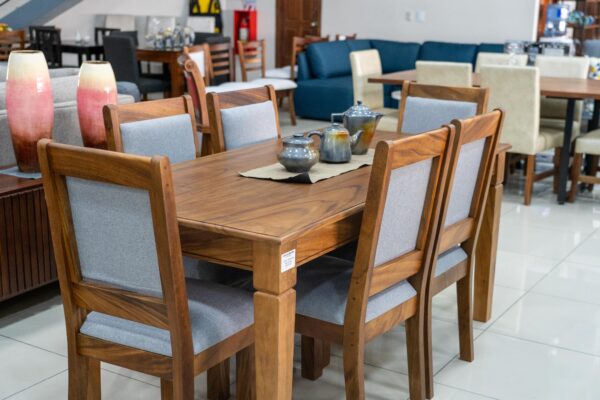 Comedor Cenízaro 6 Sillas Tapizadas