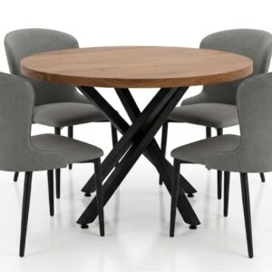 Comedor Redondo Cenizaro - Metal