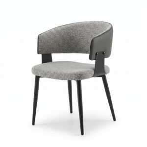 Silla de Diseño Gris-Negro